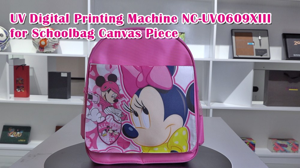 UV Digital Printing Machine NC-UV0609XIII for Schoolbag Canvas Piece