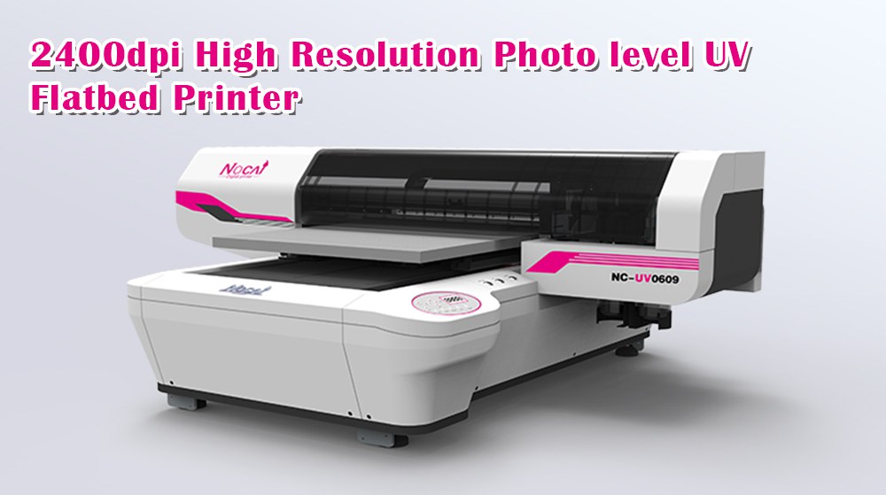 2400dpi High Resolution Photo level UV Flatbed Printer