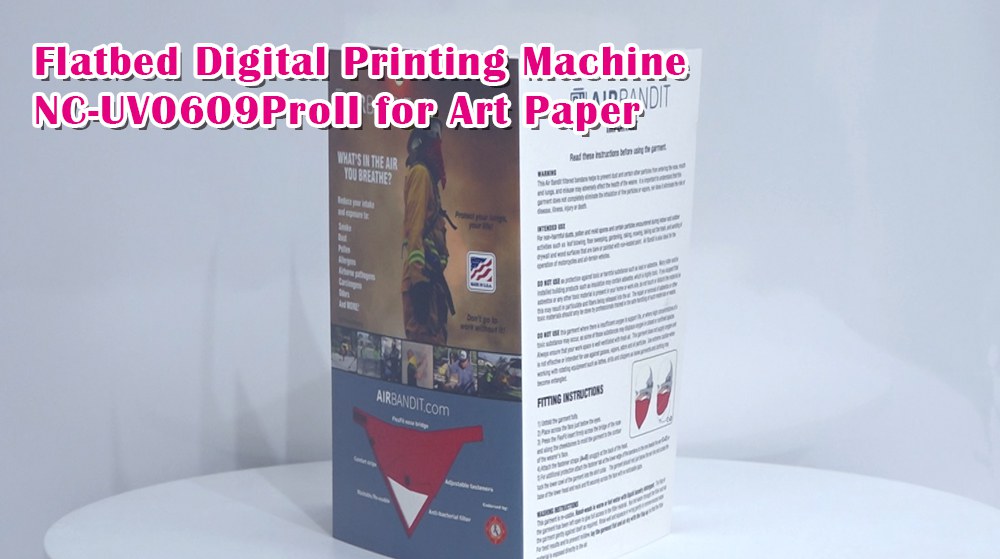 Flatbed Digital Printing Machine NC-UV0609ProII for Art Paper