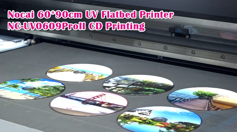 Nocai 60*90cm UV Flatbed Printer NC-UV0609ProII CD Printing