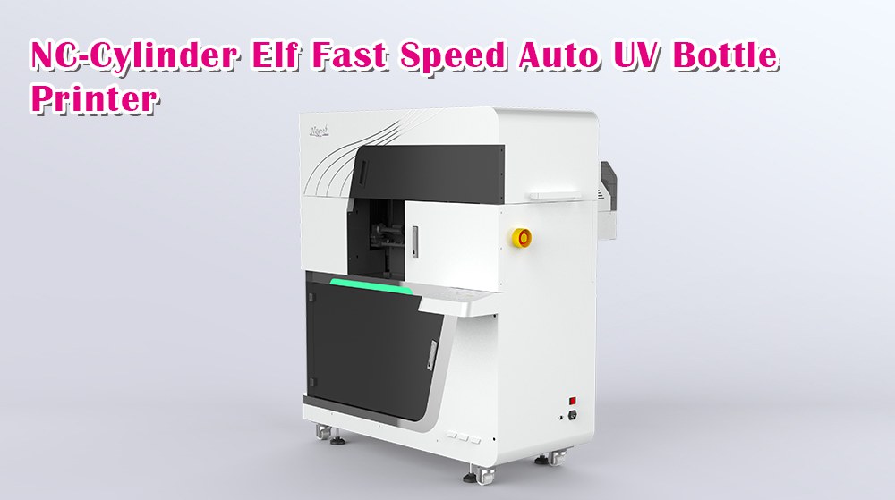 NC-Cylinder Elf Fast Speed Auto UV Bottle Printer