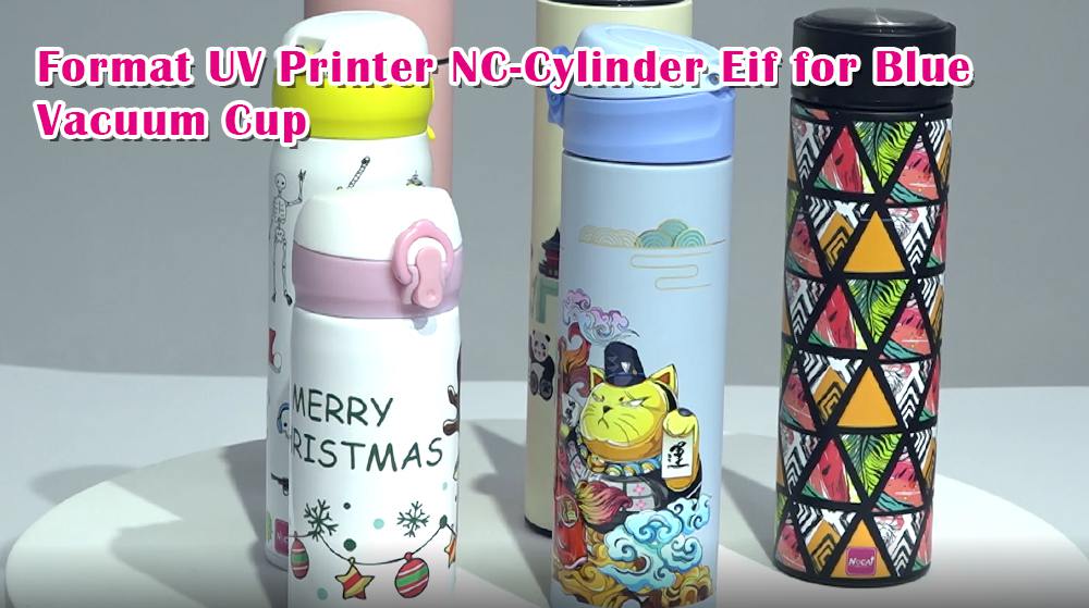 Format UV Printer NC-Cylinder Eif for Blue Vacuum Cup