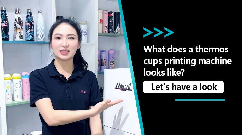 What Does A Thermos Cups Printing Machine Looks Like