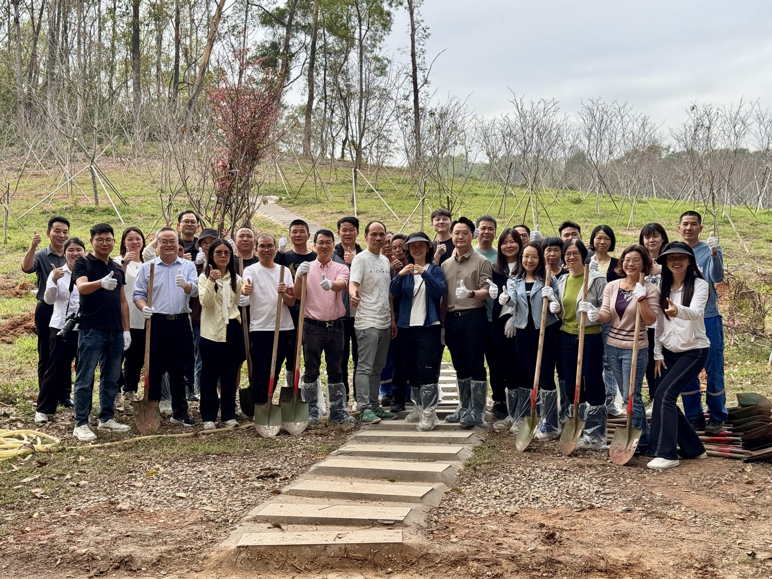 Planting for the future- 3.12 Arbor Day, Voluntary action building a green home together!